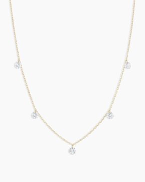 Kate Gomez Floating Lab Grown Diamond Station Necklace